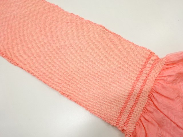 JAPANESE KIMONO / OBIAGE FOR FURISODE / SILK / SHIBORI